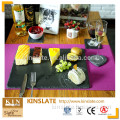 Kinslate Factory Direct Tableware for 5 star hotel, many designs slate creative tableware